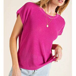 NWT Hot Pink Knit top